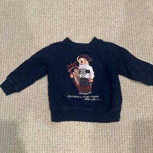 Polo Bear Navy Fleece Sweatshirt size 2